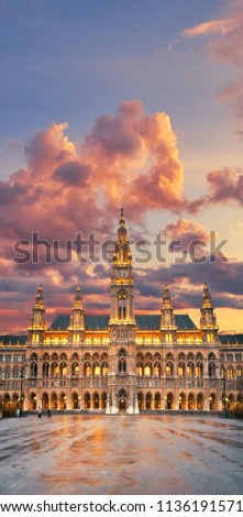 Similar – Image, Stock Photo Vienna in the rain