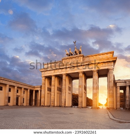 Similar – Foto Bild Brandenburger Tor am Abend