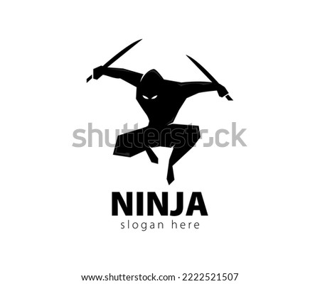 Creative Ninja Logo design illustration