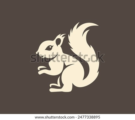 Squirrel Animal mascot logo design