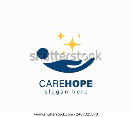 Care Hope logo design sign