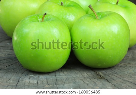 Green apple green apple background