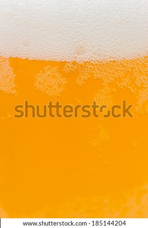 Glass beer Background close-up.