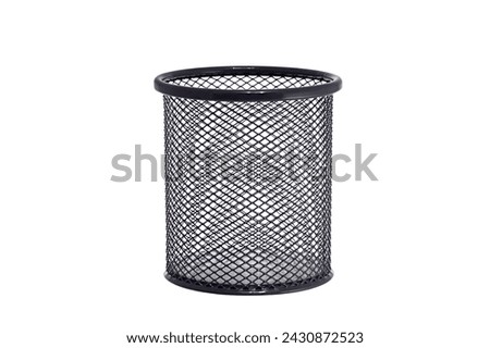 Similar – Image, Stock Photo Metal Garbage Bins Close Up View