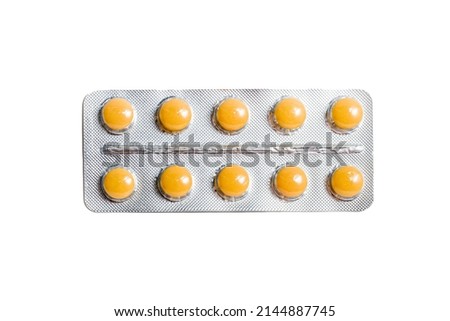 Similar – Image, Stock Photo Tablets in blister packs