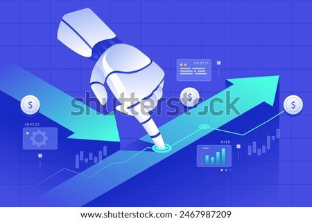 Ai Investment Robot Trade illustration