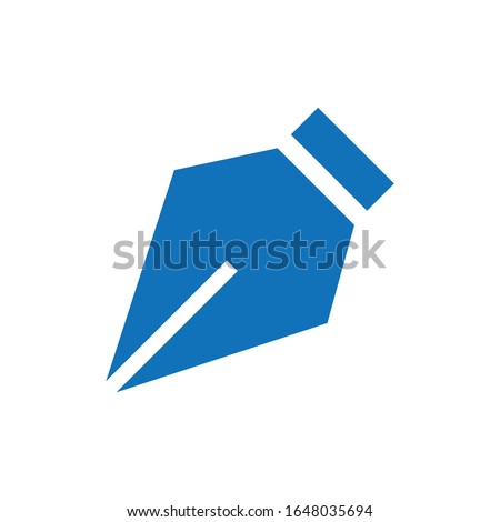 pen tool simple illustration vector clip art