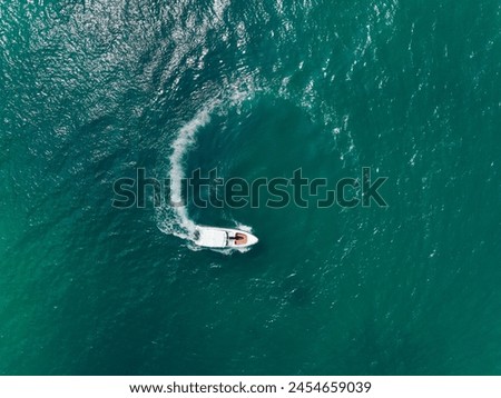 Similar – Foto Bild Schnellboot Meer Natur