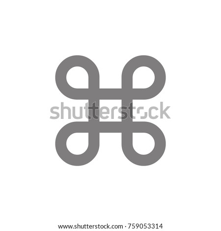 Looped square icon. Web element. Premium quality graphic design. Signs symbols collection, simple icon for websites, web design, mobile app, info graphics on white background