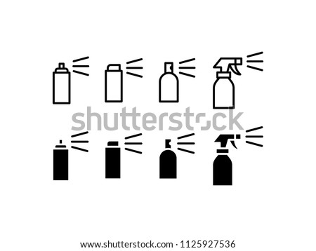 Spray Icon Design Vector Symbol Cleaning Water