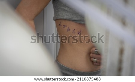 Similar – Image, Stock Photo close-up of some legs on a tennis court