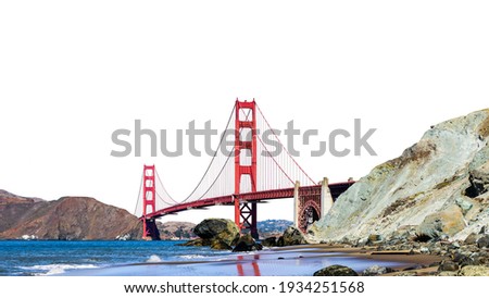 Similar – Image, Stock Photo Golden Gate Bridge Water
