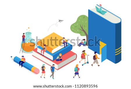 https://image.shutterstock.com/display_pic_with_logo/183487/1120893596/stock-vector-back-to-school-books-education-and-research-concept-college-and-university-scene-with-children-1120893596.jpg