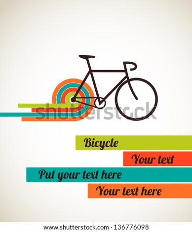 Bicycle, vintage poster