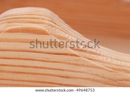 Closeup background from raw smooth wood product