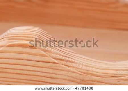 Closeup background from raw smooth wood product