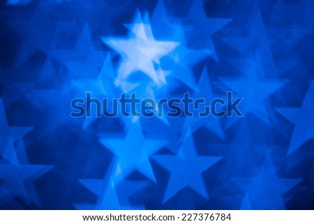 blue stars shape photo as background