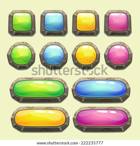 Glossy Round Button with Arrow | Download Free Vector Art | Free-Vectors