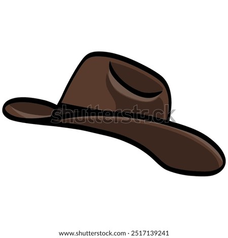 Cowboy Hat Cap Vector Illustration