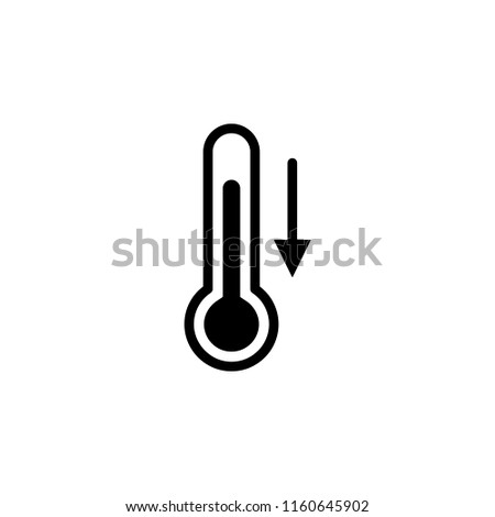 low temperature sign icon. Element of weather sign for mobile concept and web apps icon. Thin line icon for website design and development, app development