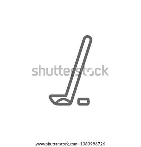 Hockey, USA icon. Element of United States icon. Thin line icon for website design and development, app development. Premium icon