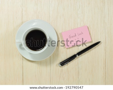 black time and Good morning note