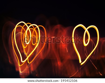 light heart shape