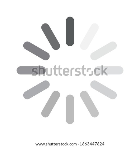 Icon process update software. Symbol update isolated on white background. Vector illustration