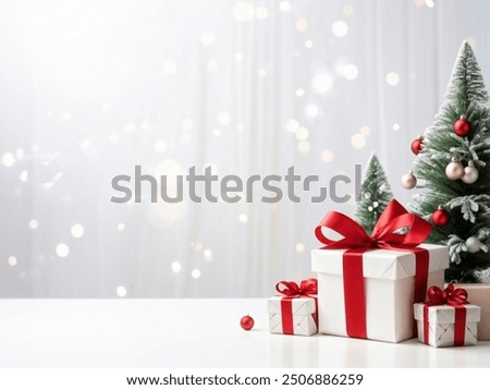 Similar – Image, Stock Photo Christmas tree with gifts