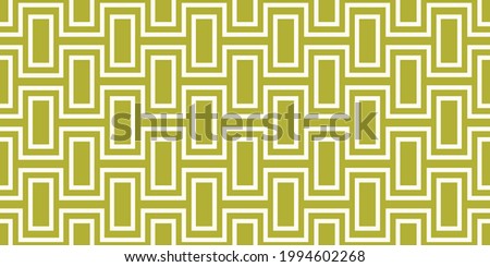 Repeating Mid-Century Wallpaper Pattern | Seamless 60s Mod Design | Geometric Retro Print Imagine de stoc © 