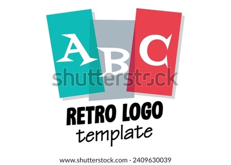 Retro Logo Template | 50s and 60s Sign Design | Mid-Century Graphic Resource | Vintage Diner Elements