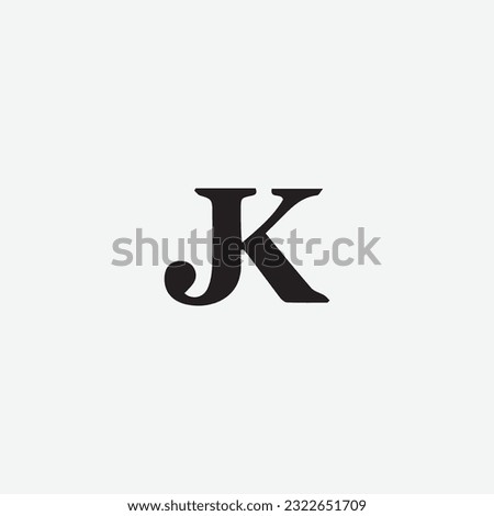 
Jk logo template design 2