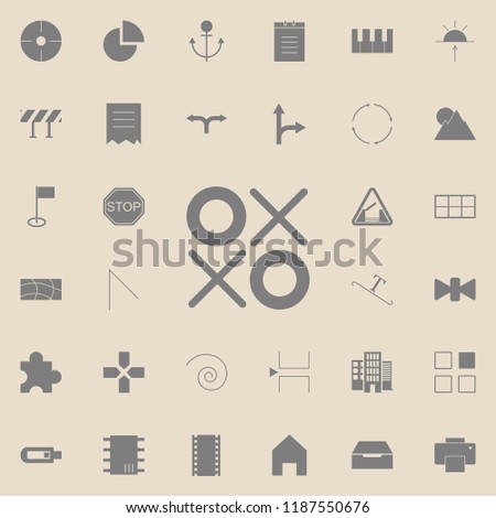 x o icon. web icons universal set for web and mobile