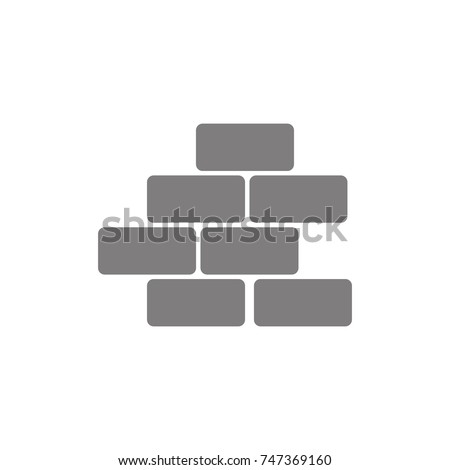 bricks icon. Web Icon. Premium quality graphic design. Signs, outline symbols collection, simple icon for websites, web design, mobile app on white background