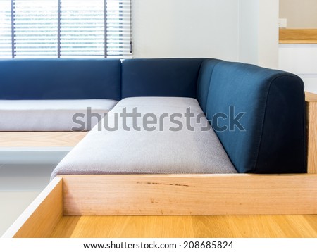 Modern Living room interior design with minimalist furniture