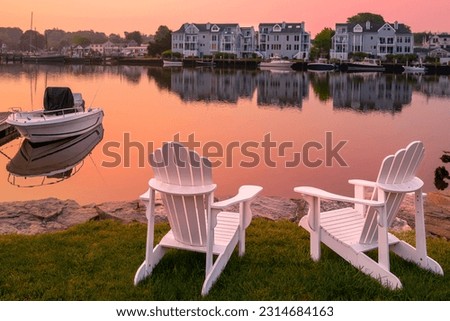 Similar – Image, Stock Photo Sea view in haze Ocean