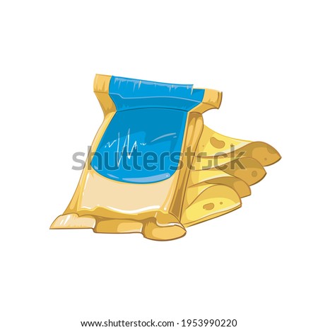 bright beautiful juicy illustration of cheese on the background