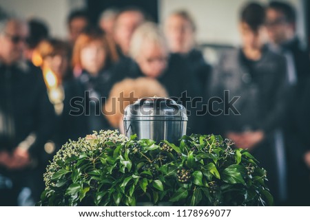 Similar – Image, Stock Photo candles Funeral service