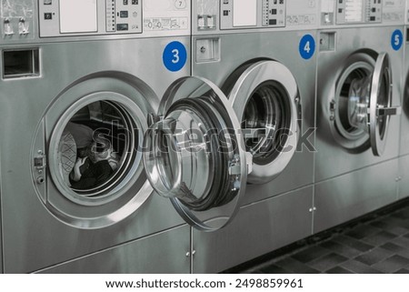 Similar – Image, Stock Photo Marseille / Laundromat open daily