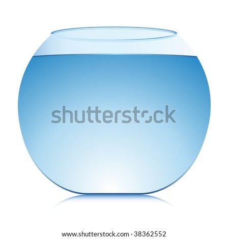 Vector Aquarium With Water But Without Fish. - 38362552 : Shutterstock