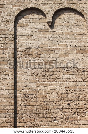 Background brick wall Church