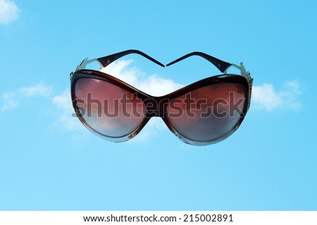 sun glasses on sky