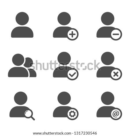user account ui web button. ui elements. user vector icons for web, mobile and user interface design