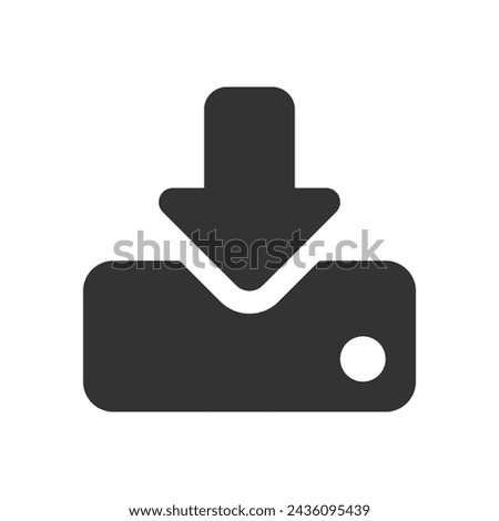 Download glyph vector icon isolated Download stock vector icon for web, mobile app and ui design