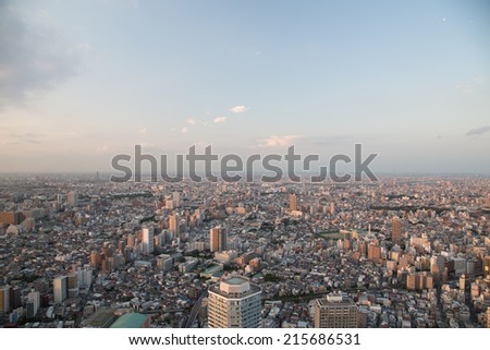 TOKYO, JAPAN - CIRCA August, 2014:  Ikekuburo is one of the more famous town of Japan. Lined with shooping center. It is also another gathering spot for Japan\'s subculture.