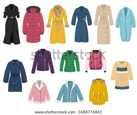 Winter Coats Clipart | Free download on ClipArtMag