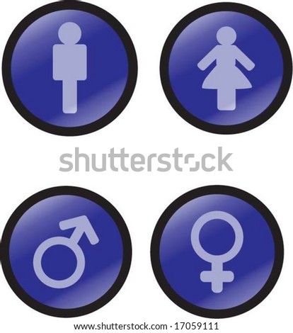 Symbols Wc Stock Vector Illustration 17059111 : Shutterstock