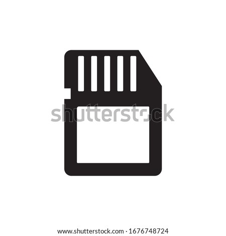 MEMORY CARD ICON , STORAGE MEMORY ICON