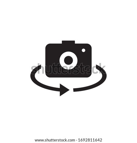 FRONT CAMERA ICON , PHOTOGRAPHY ICON VECTOR