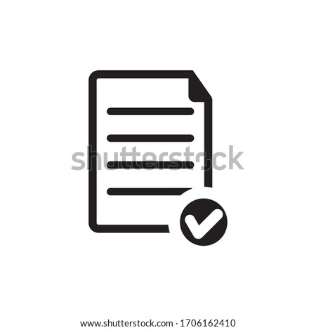 CORRECT DOCUMENT ICON , APPROVED FILE ICON